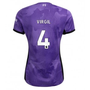 Liverpool Virgil van Dijk #4 Replica Third Stadium Shirt for Women 2023-24 Short Sleeve